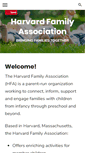 Mobile Screenshot of harvardfamilyassociation.com